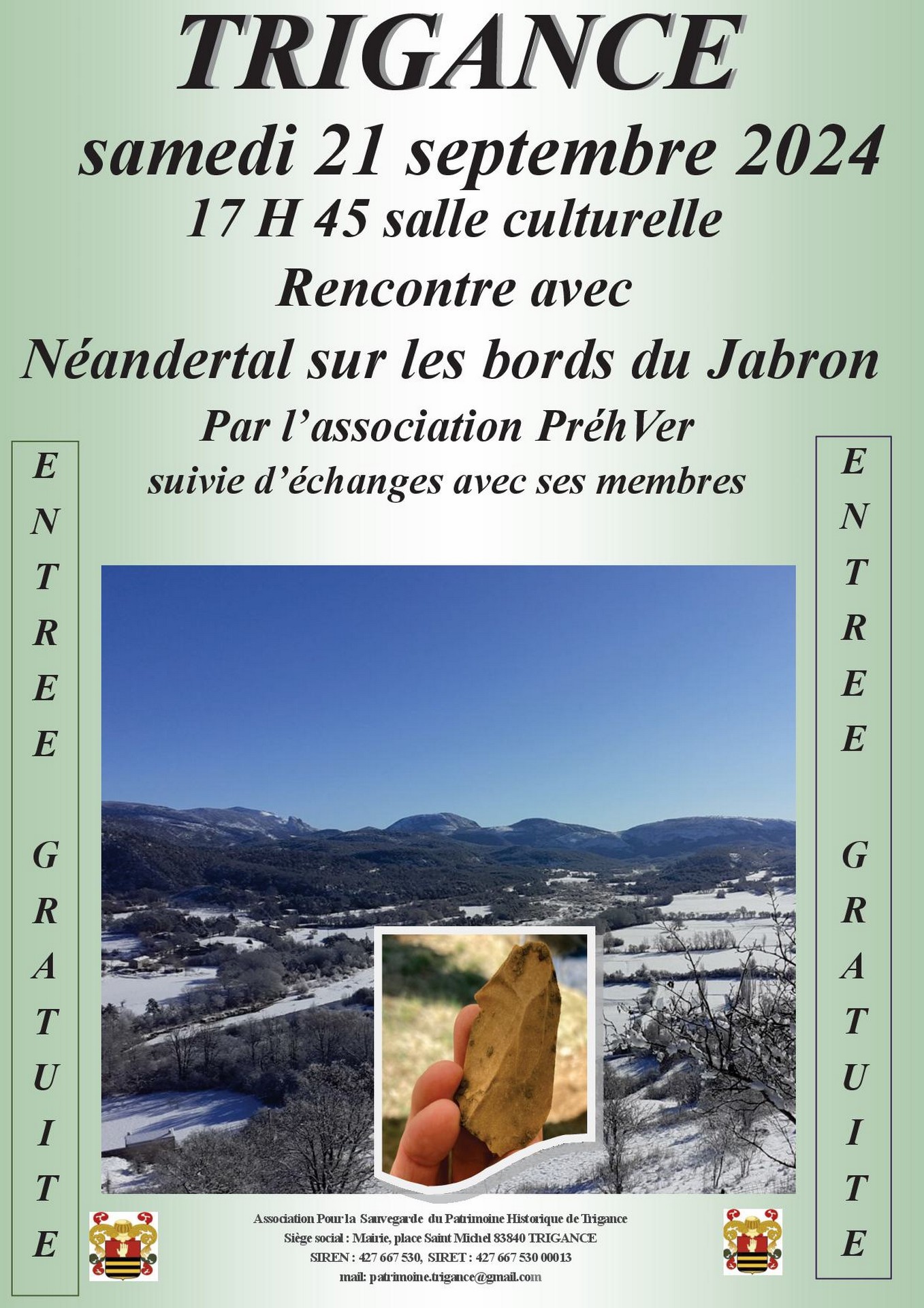 Affiche JEP 2024 - Trigance JEP 2024