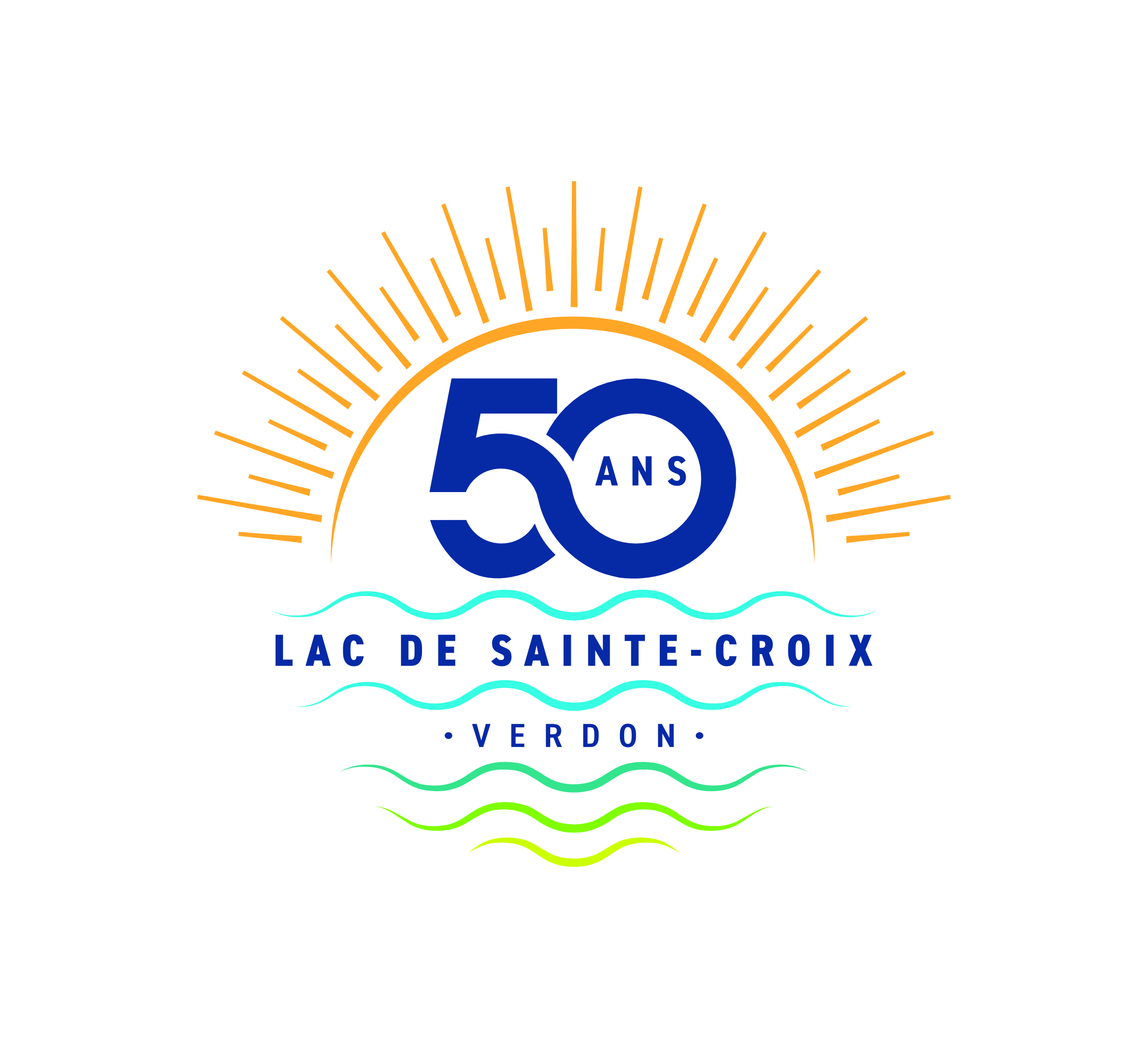 Logo 50 ans du lac - Logo 50 ans du lac