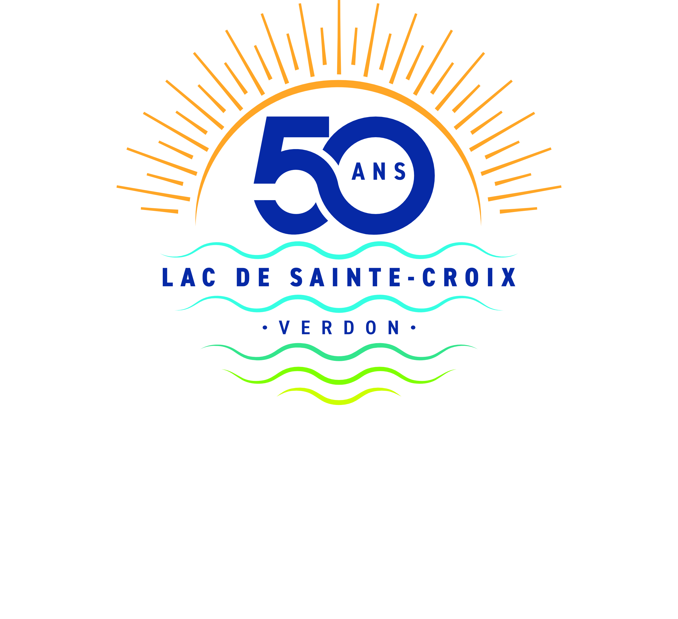 Logo 50 ans du lac - Logo 50 ans du lac