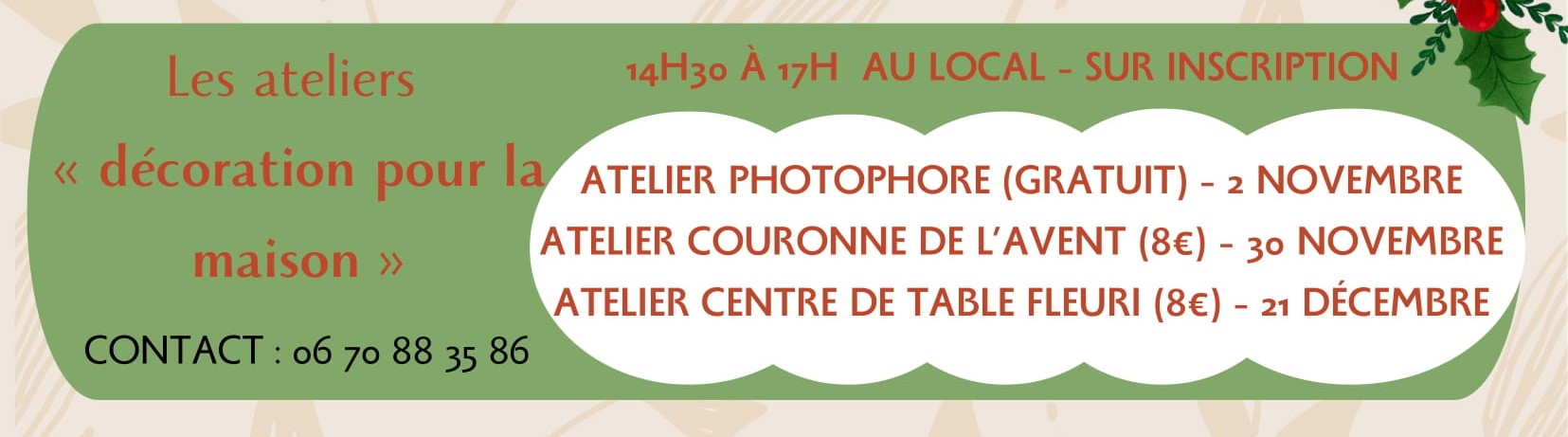 Information - Ateliers 