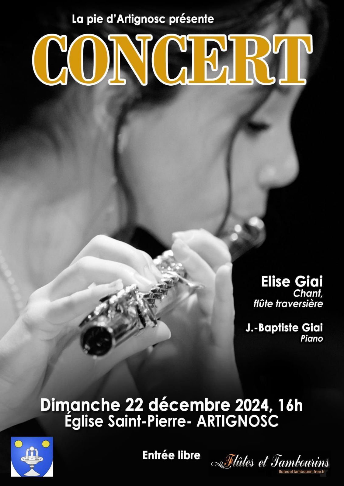 Concert Eglise Saint-Pierre Artignosc