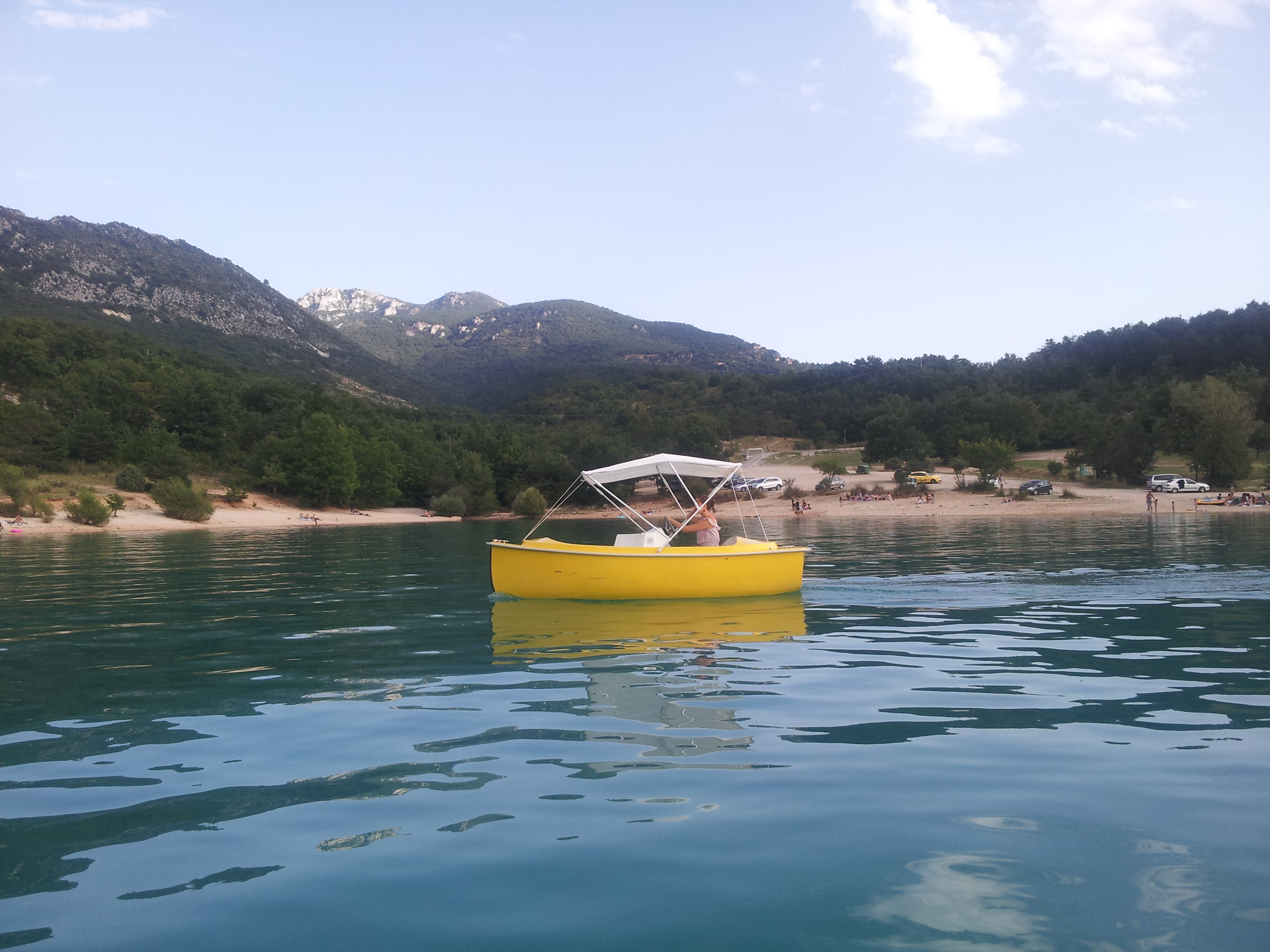 Bateau eléctrique - Côté Verdon