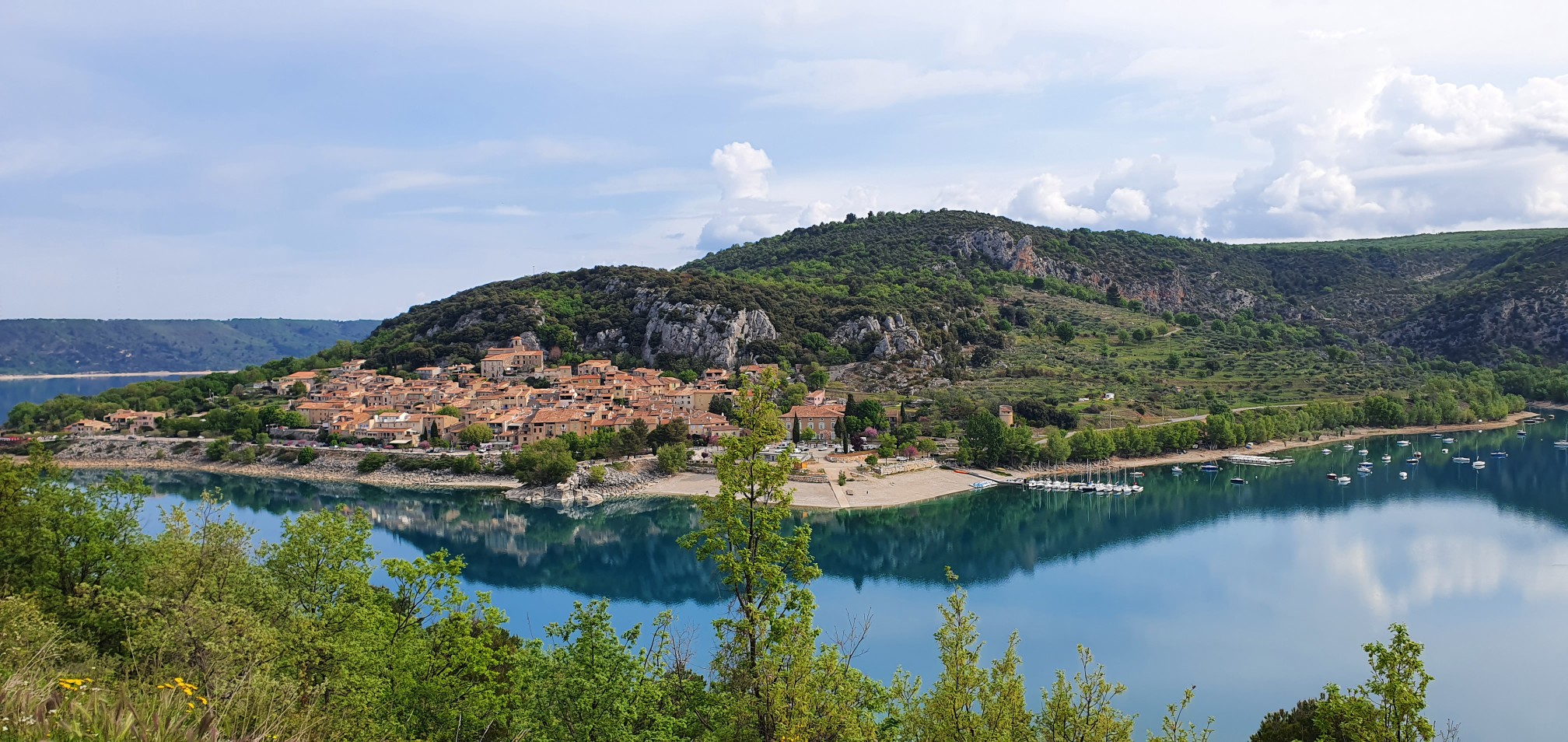 Tour du Verdon à vélo : Etape Bauduen - Baudinard-sur-Verdon - Moissac-Bellevue - Régusse - Montmeyan